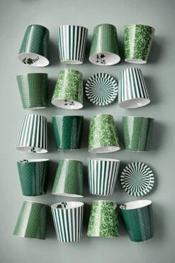 Royal Stripes Mug Flower & Tea Tip Green -Pip studio pip studio mugs match fw2023 tableware green 02 lr 3