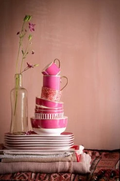 Pip Chique Bowl Pink 20.5cm -Pip studio pip studio ss2023 pip chique mix match pink 02 lr