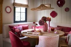 Flower Festival Dinner Plate Red/Dark Pink 26.5 Cm -Pip studio pip woonmaand fw23 023 lr 3