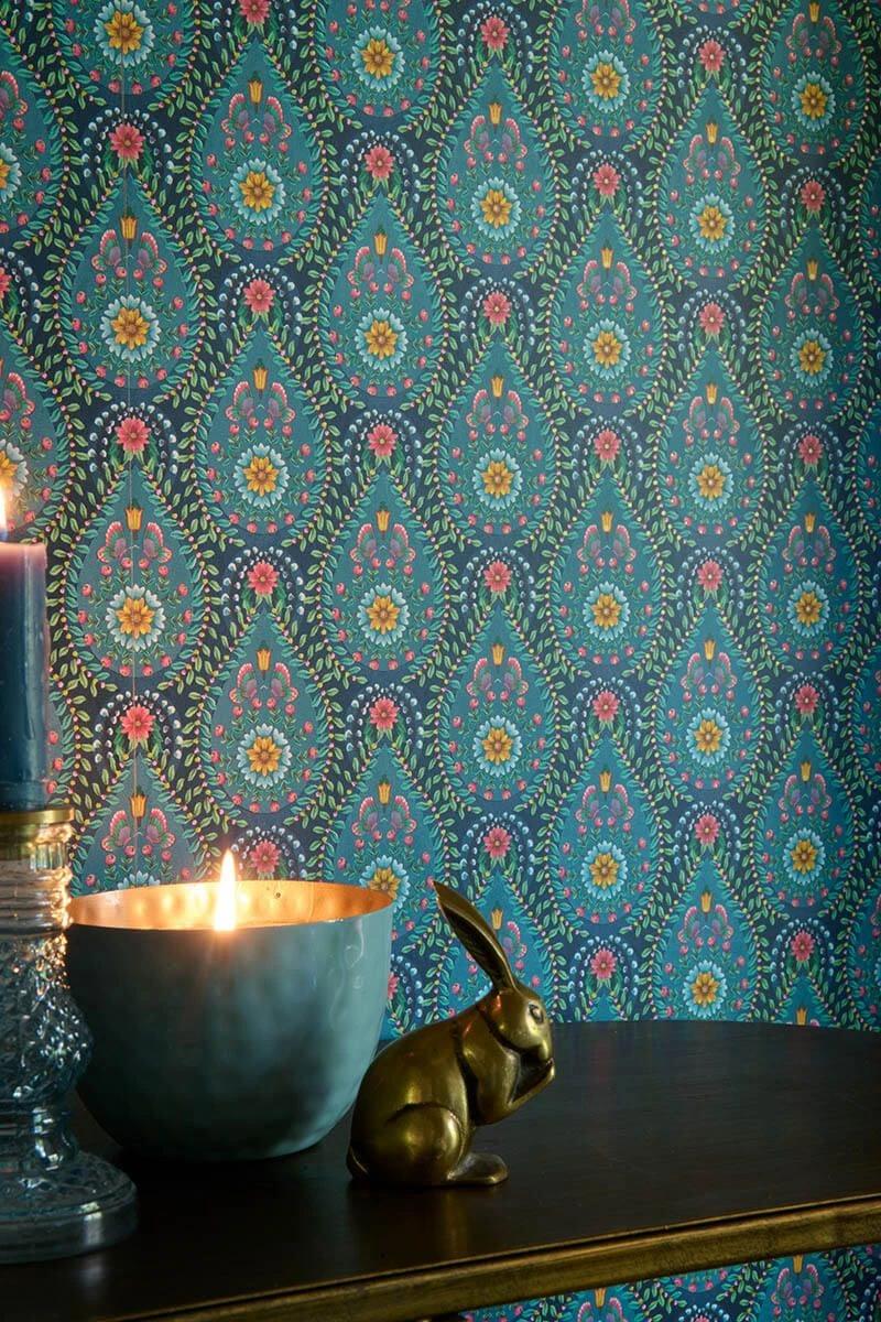 Pip Studio Raindrops Non-Woven Wallpaper Dark Blue 7 Pip Studio Raindrops Non-Woven Wallpaper Dark Blue - Image 5