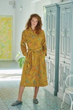 Bathrobe Les Fleurs Bathrobe Yellow -Pip studio pipbadstofsummer2021190820203441