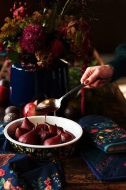 Winter Wonderland Serving Tray Round Dark Blue 11 Winter Wonderland Serving Tray Round Dark Blue -Pip studio pipkerst22 1