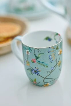 Jolie Set/2 Mugs Small Flowers Blue -Pip studio pipserviesjolie230620200169 1