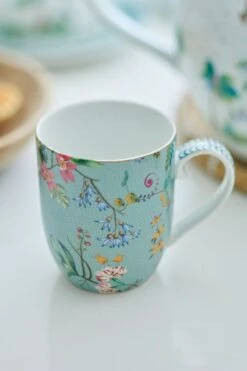Jolie Set/2 Mugs Small Flowers Blue -Pip studio pipserviesjolie230620200172 1