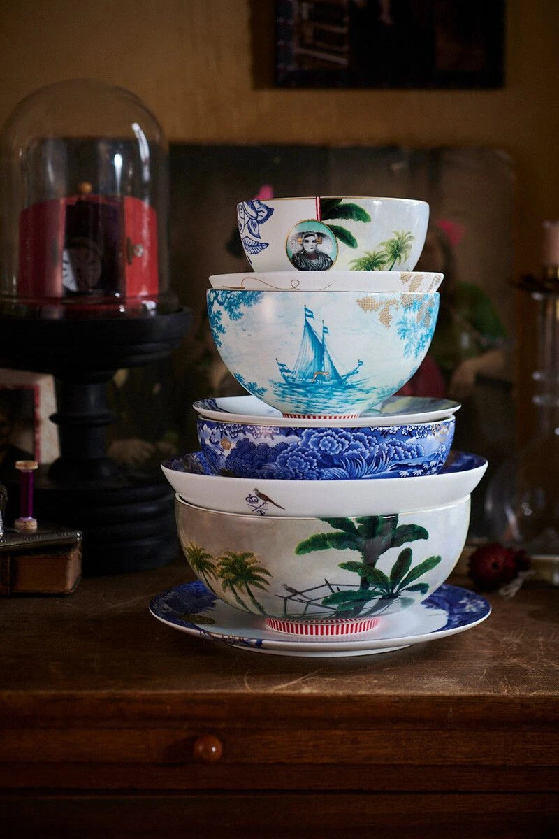 Heritage Deep Plate Border Blue 25.5 Cm 9 Heritage Deep Plate Border Blue 25.5 Cm - Image 7