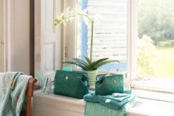 Cosmetic Purse Large Velvet Quiltey Days Green -Pip studio pipstudio loe res 1143