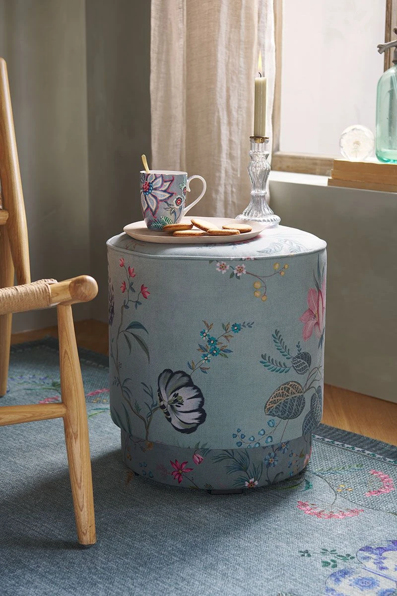 Stool High Fleur Grandeur Green 3 Stool High Fleur Grandeur Green