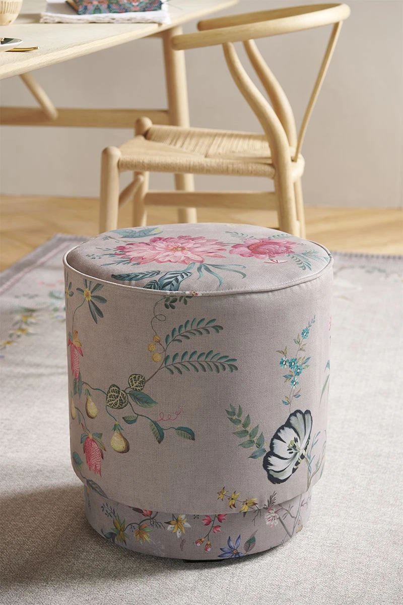 Stool High Fleur Grandeur Khaki 3 Stool High Fleur Grandeur Khaki