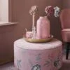Stool Low Fleur Grandeur Pink 1 Stool Low Fleur Grandeur Pink -Pip studio poef fleurgrandeur pink 01 1 1