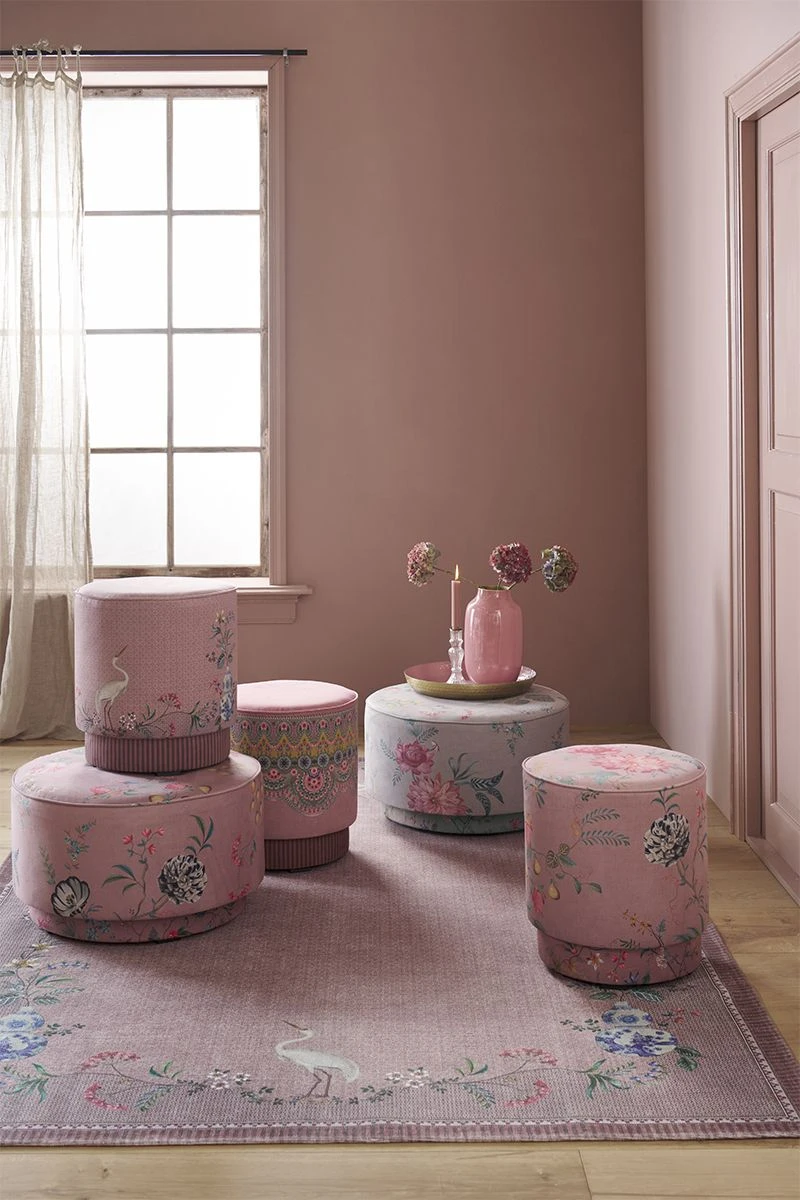 Stool High Fleur Grandeur Pink 10 Stool High Fleur Grandeur Pink - Image 8