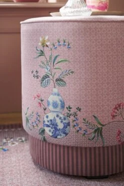 Stool High Jolie Pink 10 Stool High Jolie Pink -Pip studio poef jolie pink 03 1