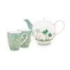 Jolie Set/3 Tea Set Large Flowers Blue -Pip studio porcelain set 3 tea set large jolie flowers blue 1 4 51.020.115