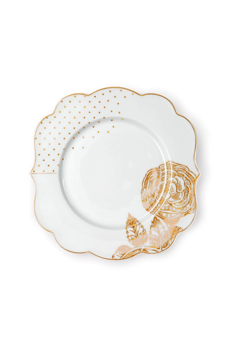 Royal White Pastry Plate 17 Cm 3 Royal White Pastry Plate 17 Cm