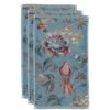 Guesttowel Set/3 Secret Garden Blue 30x50cm -Pip studio secret garden blue uv uv 30x50 set a 3 10 topshot