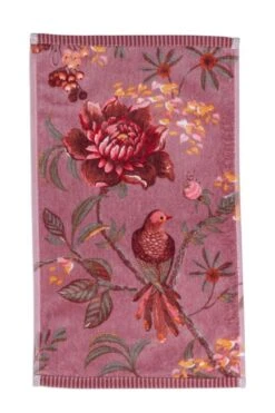 Guesttowel Set/3 Secret Garden Mauve 30x50cm 11 Guesttowel Set/3 Secret Garden Mauve 30x50cm -Pip studio secret garden mauve uv uv 30x50 10 topshot