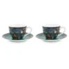 Winter Wonderland Set/2 Espresso Cups & Saucers Dark Blue -Pip studio set 2 cappuccino kop en schotel winter wonderland ww set2