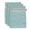 Washcloth Set/3 Soft Zellige Blue 16x22 Cm 2 Washcloth Set/3 Soft Zellige Blue 16x22 Cm -Pip studio soft zellige blue uv uv 16x22 set a 3 10 topshot