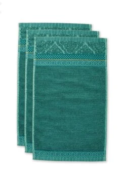 Guesttowel Set/3 Soft Zellige Green 30x50 Cm