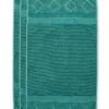 Bath Towel Set/3 Soft Zellige Green 55x100 Cm -Pip studio soft zellige green uv uv 55x100 set a 3 10 topshot