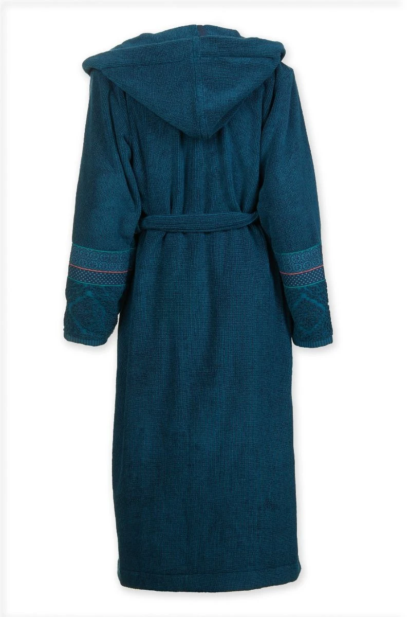 Bathrobe Soft Zellige Dark Blue 6 Bathrobe Soft Zellige Dark Blue - Image 4