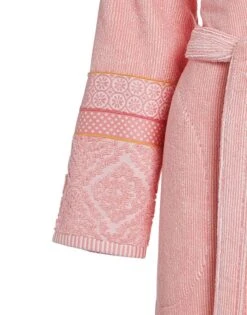 Bathrobe Soft Zellige Pink -Pip studio soft zellige pink bathrobe front pf 01