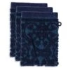 Washcloth Set/3 Tile De Pip Dark Blue 16x22 Cm -Pip studio tile de pip dark blue uv uv 16x22 set a 3 10 topshot