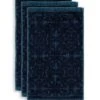 Guesttowel Set/3 Tile De Pip Dark Blue 30x50 Cm -Pip studio tile de pip dark blue uv uv 30x50 set a 3 10 topshot