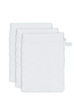 Washcloth Set/3 Tile De Pip White 16x22 Cm