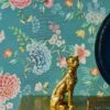 Pip Studio Good Evening Vinyl Wallpaper Petrol -Pip studio wallpaper non woven vinyl flowers petrol pip studio good evening2