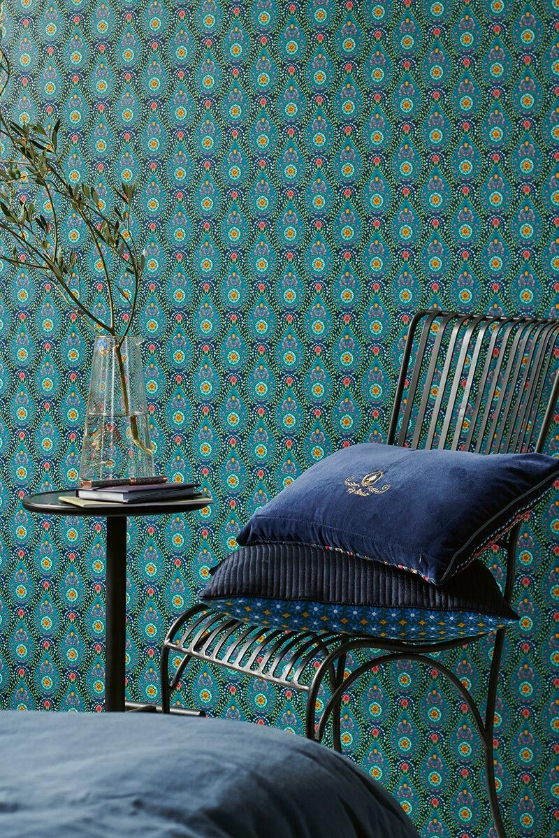 Pip Studio Raindrops Non-Woven Wallpaper Dark Blue 3 Pip Studio Raindrops Non-Woven Wallpaper Dark Blue