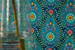 Pip Studio Raindrops Non-Woven Wallpaper Dark Blue 15 Pip Studio Raindrops Non-Woven Wallpaper Dark Blue -Pip studio wallpaper non woven vinyl raindrops flowers dark blue pip studio raindrops1